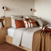Drap Plat TALOA Satin de Coton Lavé Stoné - 270X290