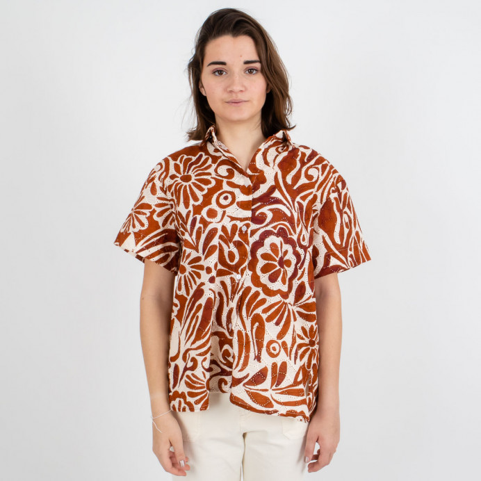 Hod Paris Chemise manches courtes brodées Sada Kate