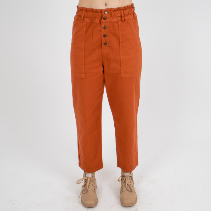 Pantalon élastique en coton Californie - ÉTÉ 2024