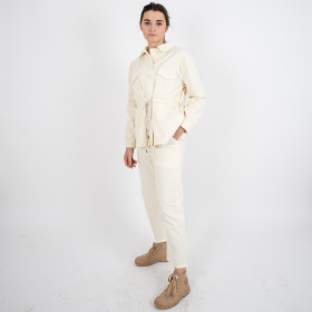 Pantalon élastique en coton Californie 