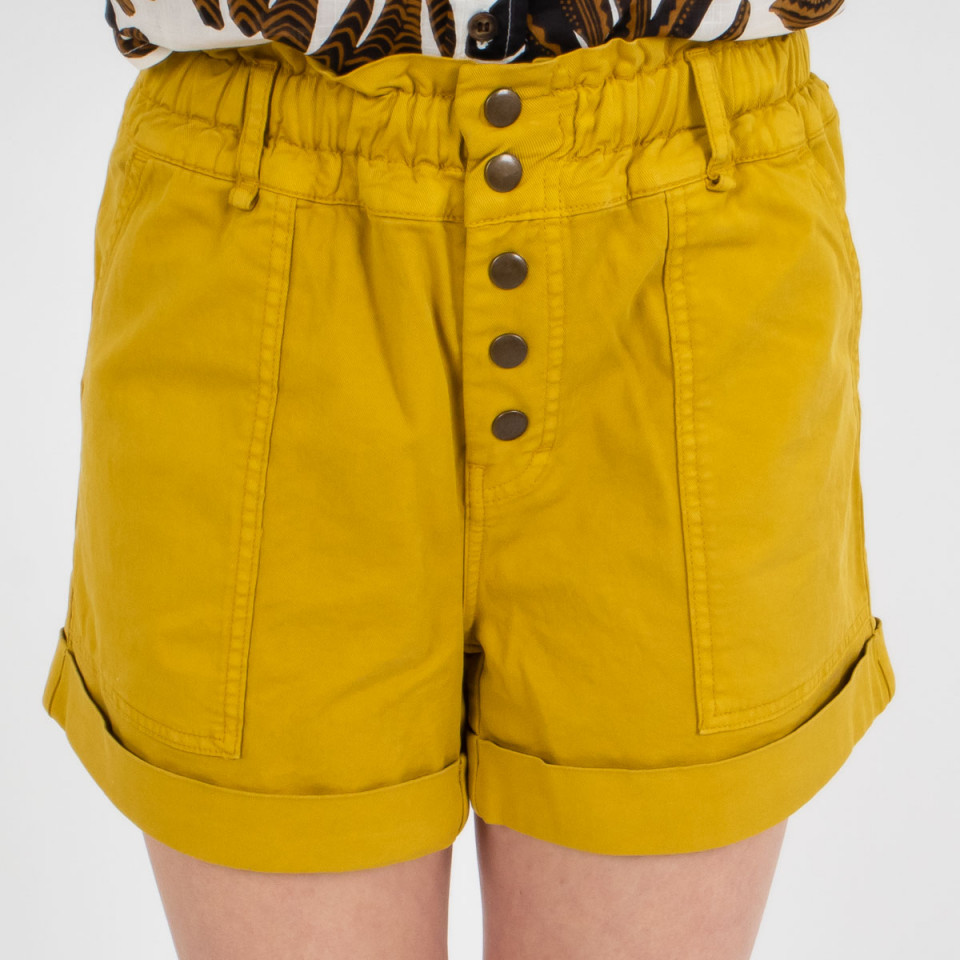 Short uni en coton élastiqué Bandit 