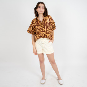 Short uni en coton élastiqué Bandit 