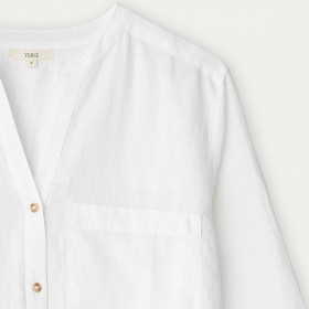 Chemise manches longues col V Gina 