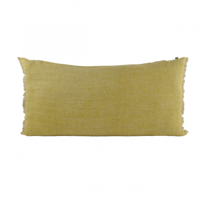 Harmony Textile - Haomy Housse de Coussin CUBA en Lin Chiné