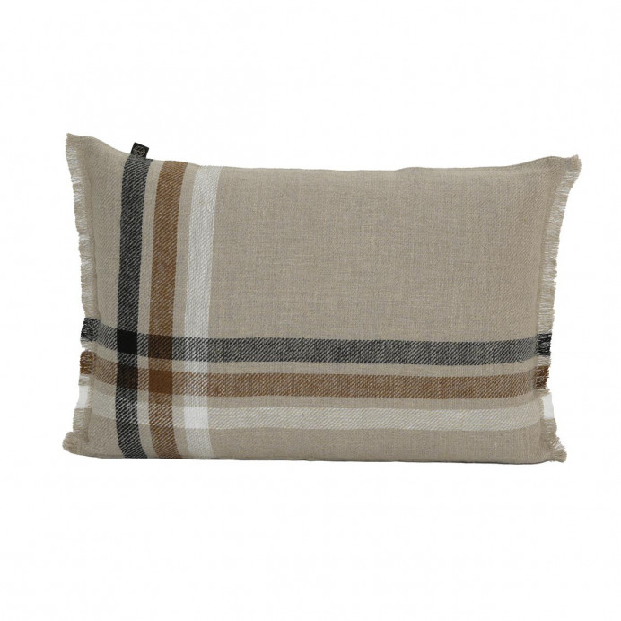 Harmony Textile - Haomy Housse de Coussin MALIBU en Lin Chiné