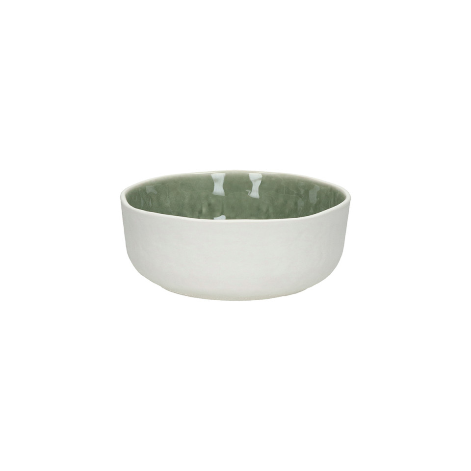 Bol SPIRO à Soupe en Porcelaine Céladon