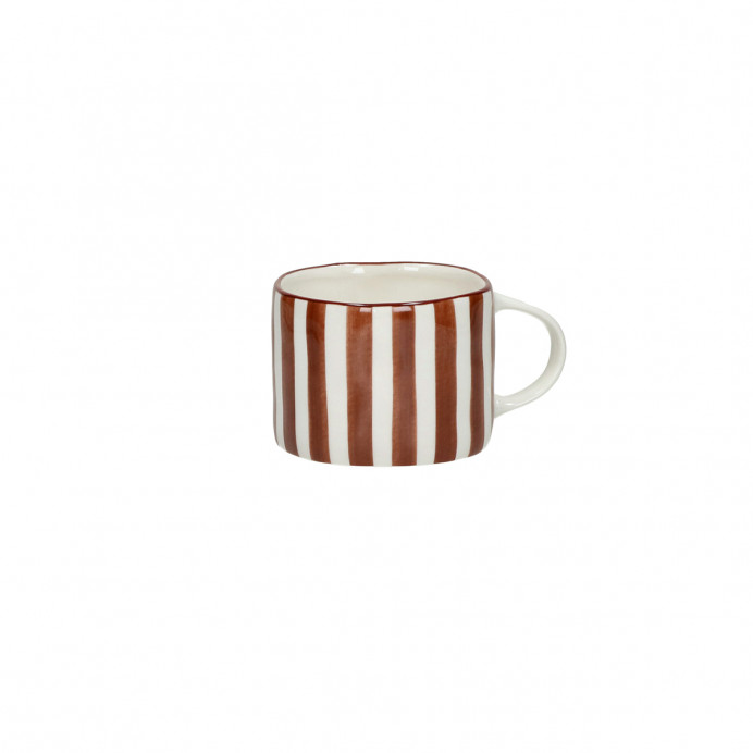 Pomax MYKONOS mug en porcelaine rouille