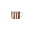 MYKONOS mug en porcelaine rouille