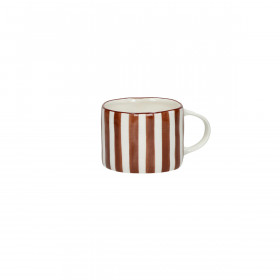 MYKONOS mug en porcelaine rouille