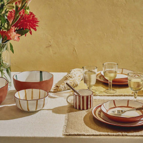 MYKONOS Mug en Porcelaine Rouille