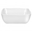 PORCELINO SQUARE Saladier en Porcelaine Blanc