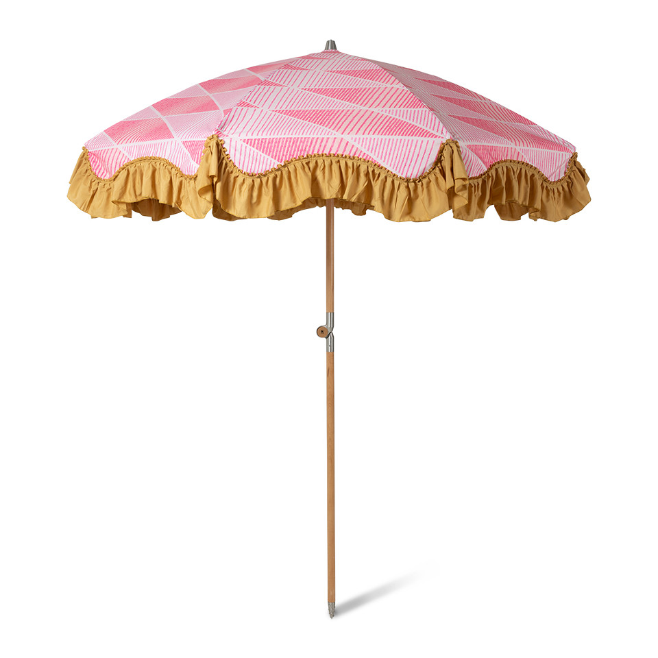 Parasol vintage Pink "Graphic Twist" 