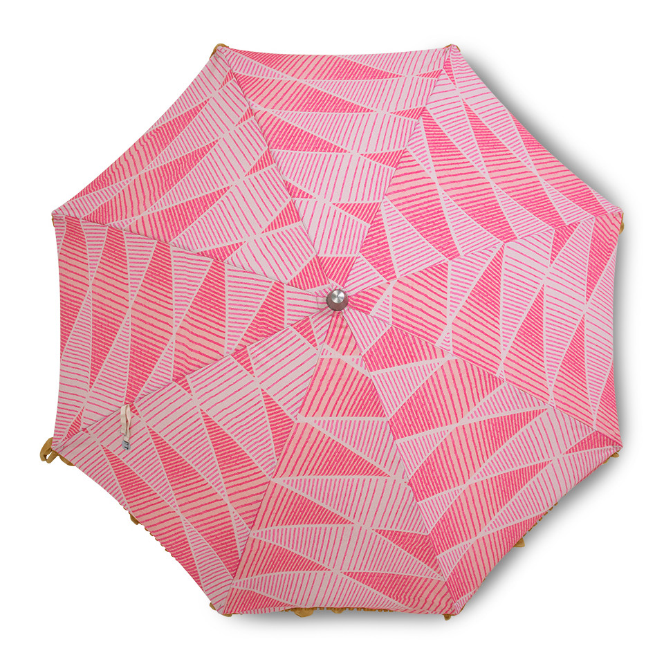 Parasol vintage Pink "Graphic Twist" 