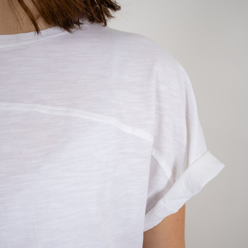 T- shirt uni manches courtes en coton Avoca - ÉTÉ 2024