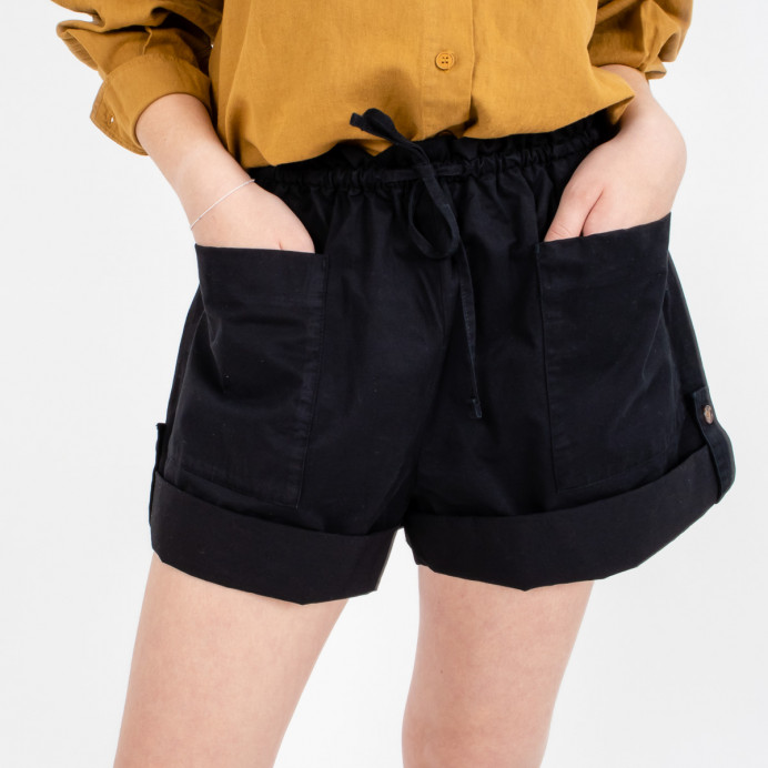 Short élastique en coton Douala 