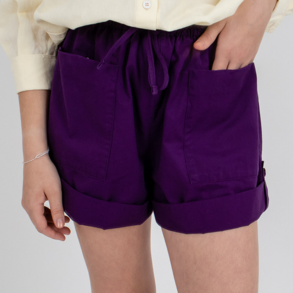 Short élastique en coton Douala 