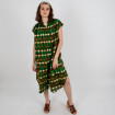 Robe chemise manches courtes en coton Celeste Print 