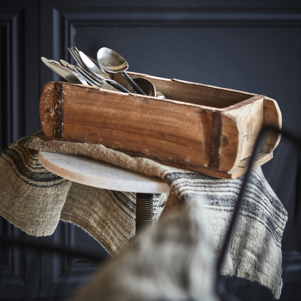 Moule à Brique en Bois Recyclé - 31 cm