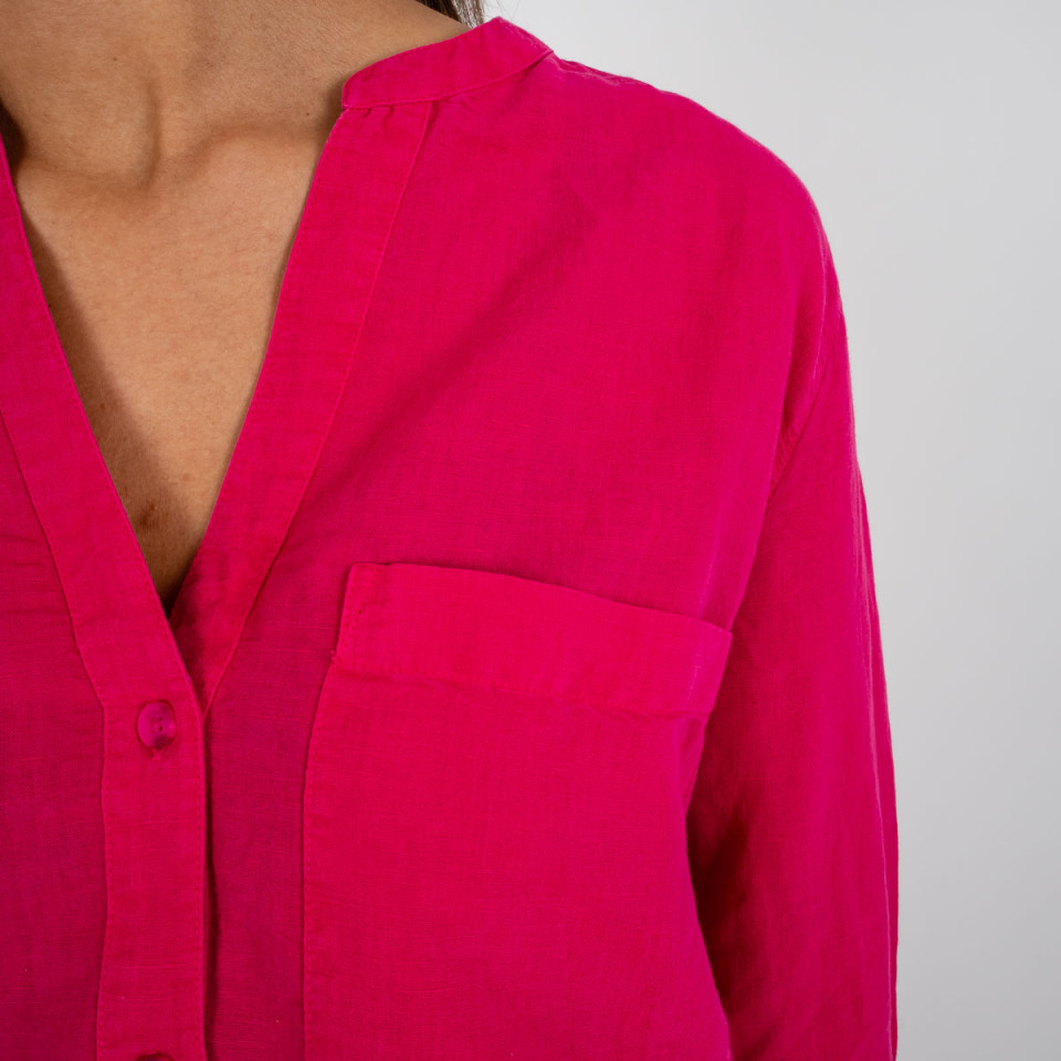 Chemise manches longues col V Gina 
