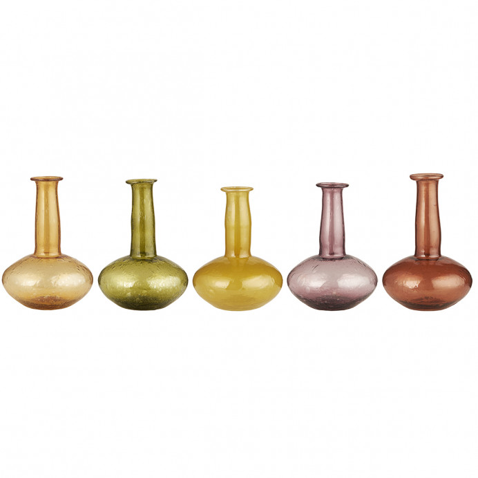 Ib Laursen Set de 5 petits vases aux coloris assortis