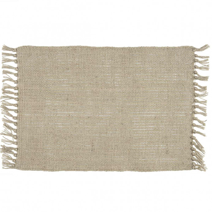 Ib Laursen Set de table en jute frangé