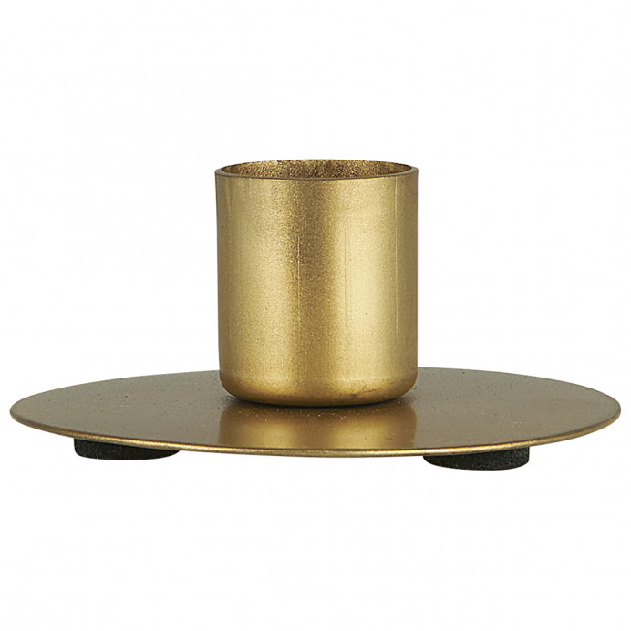 Ib Laursen Bougeoir métal doré pour bougie Ø2,2cm