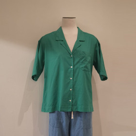 Chemise manches courtes en voile de coton Charlie 