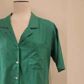 Chemise manches courtes en voile de coton Charlie 