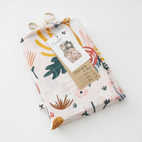 Parure de lit en Coton CHAMPETRE Couleur:Canard  L'Effet Papillon