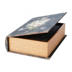 Boites Livre pour rangement BROOKE (set de 2) - Imprimé Fleurs
