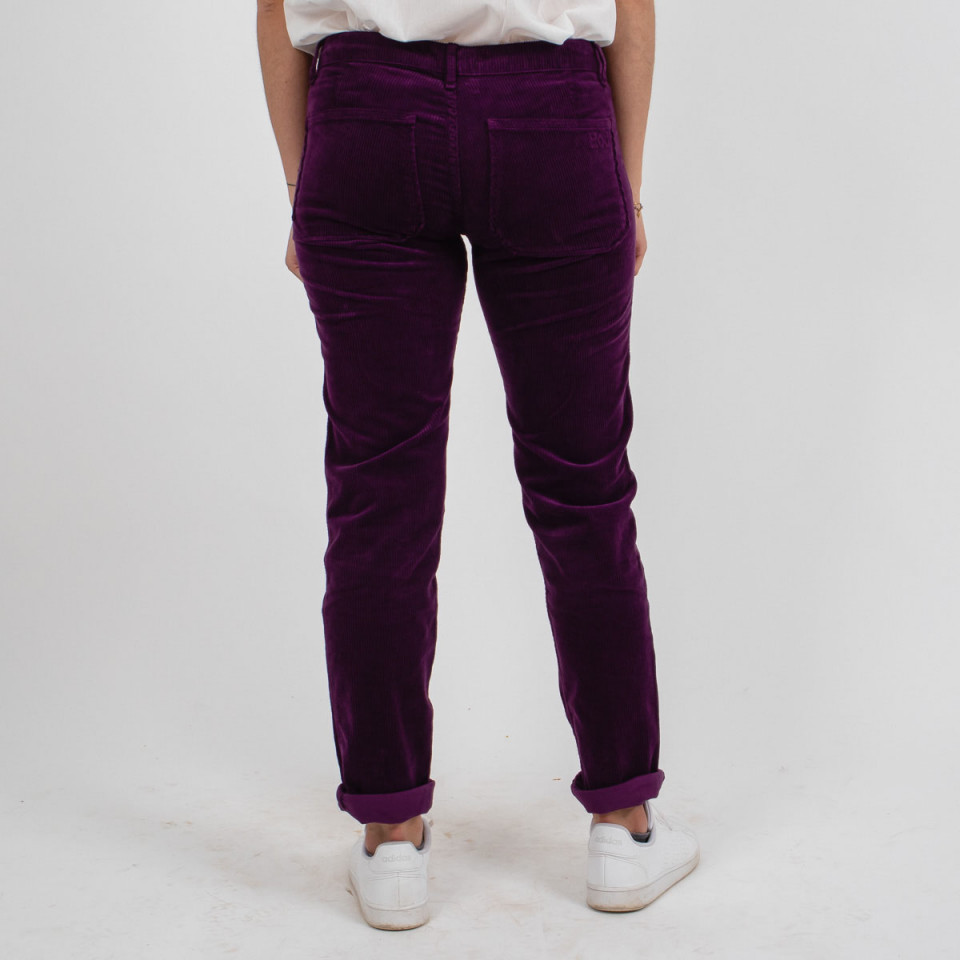 TRESOR Pantalon cargo POURPRE  