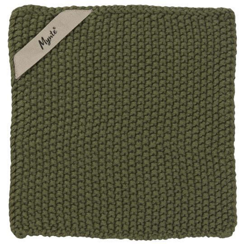 Manique en Tricot Mynte 22X22