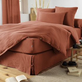 Housse de Couette en Gaze de Coton GAÏA