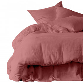 Drap Housse DILI en Double Gaze de Coton  