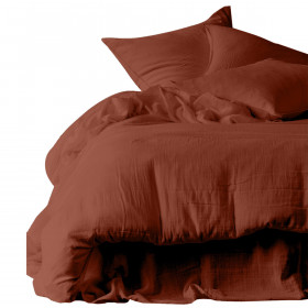 Drap Housse DILI en Double Gaze de Coton  