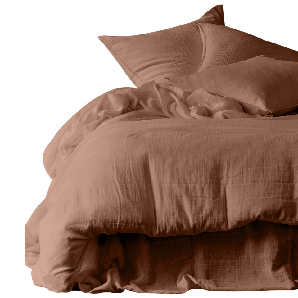 Drap Housse DILI en Double Gaze de Coton  