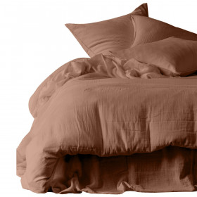 Drap Housse DILI en Double Gaze de Coton  