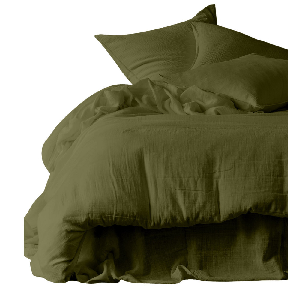 Drap Housse DILI en Double Gaze de Coton  