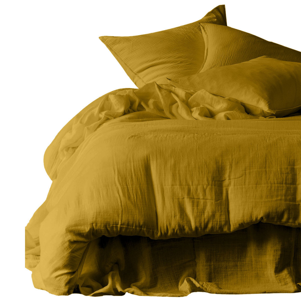 Drap Housse DILI en Double Gaze de Coton  