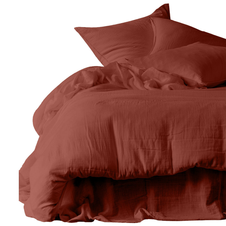 Drap Housse DILI en Double Gaze de Coton  