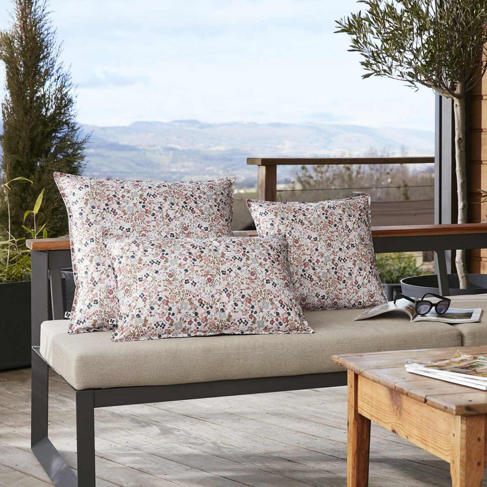 Housse de Coussin d'Extérieur CAPUCINE Pampa 