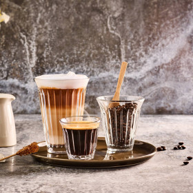 Tasse à Café ZINC Corps Rainuré au Design Industriel - 10 cl  