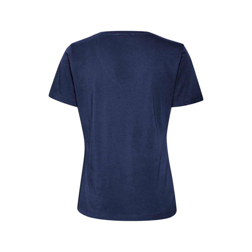 NAIA T-shirt basique col V - Marine