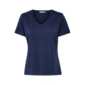 NAIA T-shirt basique col V - Marine