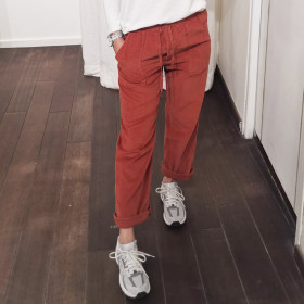 Pantalon en velours côtelé Peyou