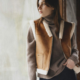 Veste sans manche réversible Carolina