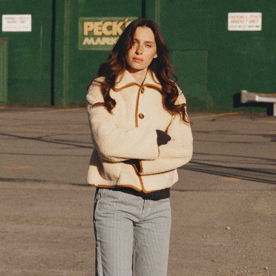 Veste/blouson réversible bouclette Charlie