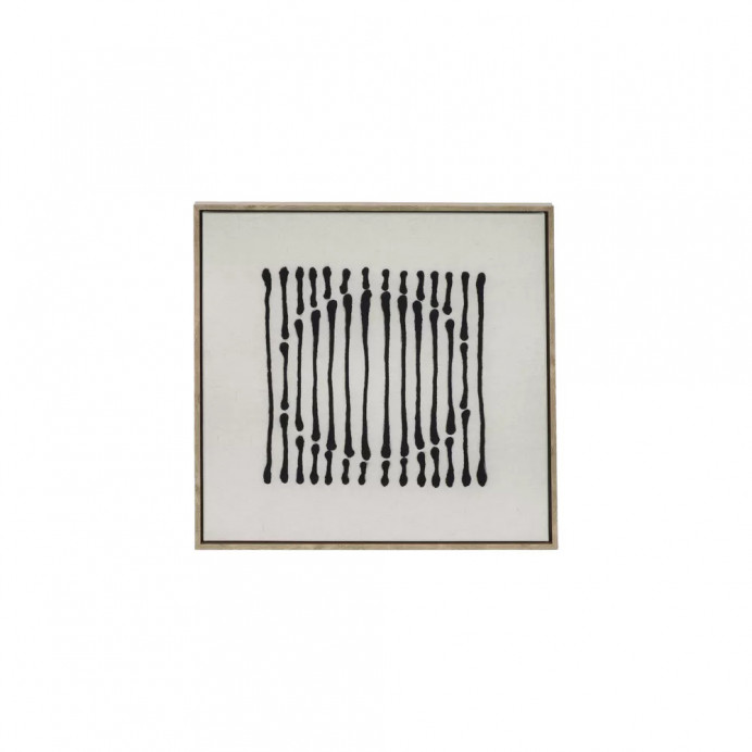 Toile BERGAMO avec Cadre Lin - 63x63