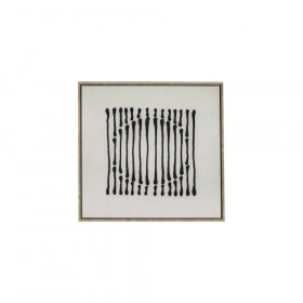 Toile BERGAMO avec Cadre Lin - 63x63