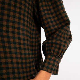 Chemise à carreaux bicolore Ticia